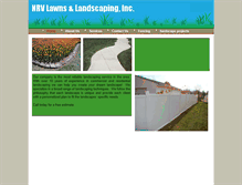 Tablet Screenshot of nrvlawnslandscaping.com